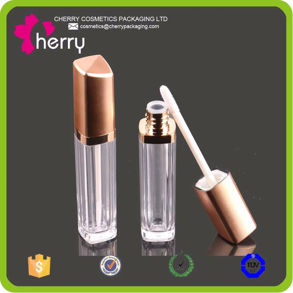 Elegant Custom Lip Gloss Bottle With Cap Led Lights And Side Mirror Buy Plastic Lip Gloss