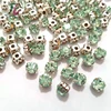 Fancy olivine point back sew on crystal rhinestones with metal claw for sewing wholesale