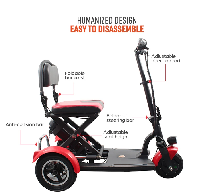 handicapped electric tricycle