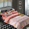 Wholesale Pigment Printed Bedding Quilt Set Colorful Bed Spread and Bed Sheet