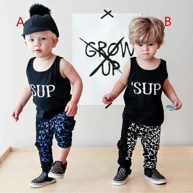 Wholesale Cheap Baby Boys Clothes Summer Pajamas Boys Clothing Sets