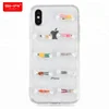 SIKAI New Arrival 3D Stereoscopic Cartoon Capsule for iphone X Case High Quality Transparent Clear Soft TPU Phone Case Cover
