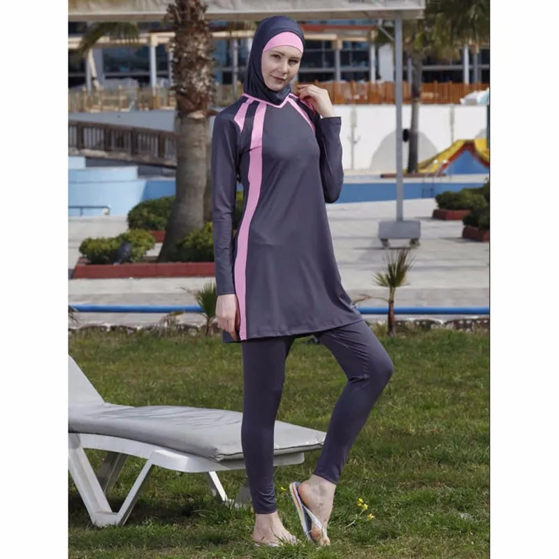 Knuppel Stadscentrum Fantasie 1 Stuk Moslim Kostuum Badmode Islamitische Hijab Bescheiden Badpak Voor  Vrouwen - Buy Zwemkleding Voor Vrouwen,1 Stuk Badpakken Voor Vrouwen,Oem  Islamitische Badmode Product on Alibaba.com