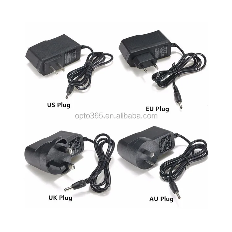 5V 2A Power Supply Adapter with US/EU Plug Switch for DC5V LED Strip Lights 