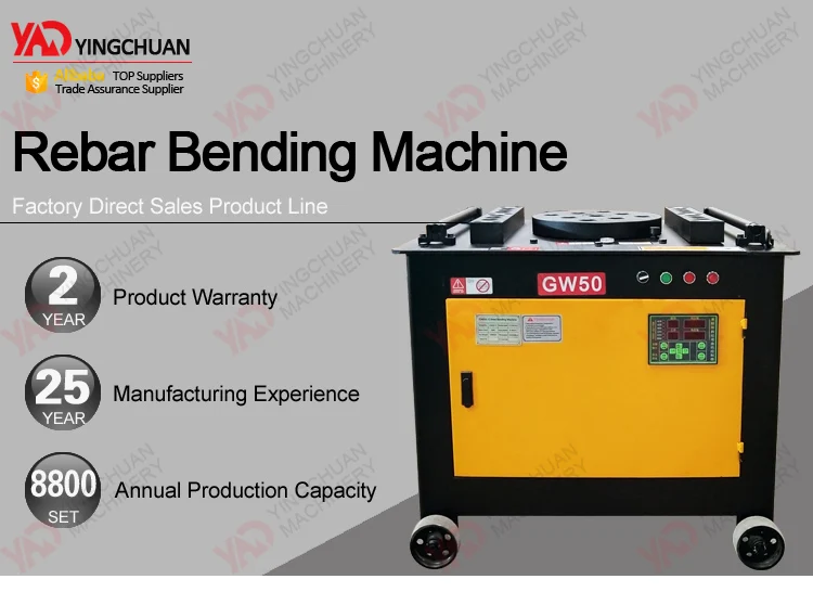 Adjust Angle From 0-360 Degree Durable Iron Bar Bending Machine /Steel Bar Bender Construction Equipment And Tools