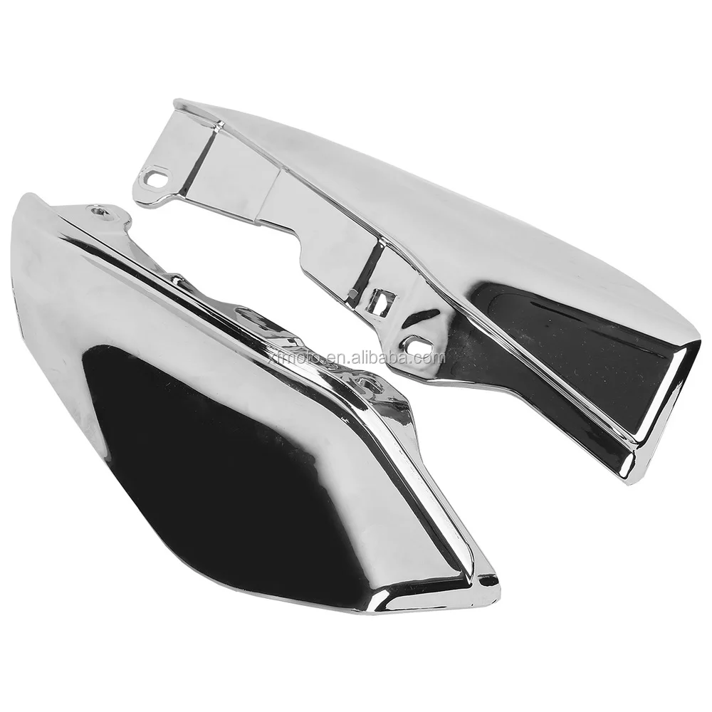 Chrome/black Abs Midframe Air Deflector For Electra Street Glide 2009