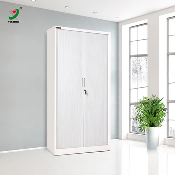 German Brand Plastic Pvc Tambour Door Embled Storage Cabinet With German Brand Plastic Pvc Tambour Door Embled Storage Cabinet With 4 Adjule Shelves