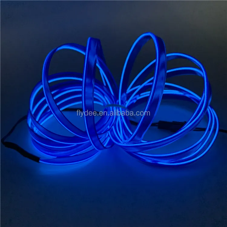 CE bright DC12v electroluminescent wire neon light constant on slow flashing quick flashing