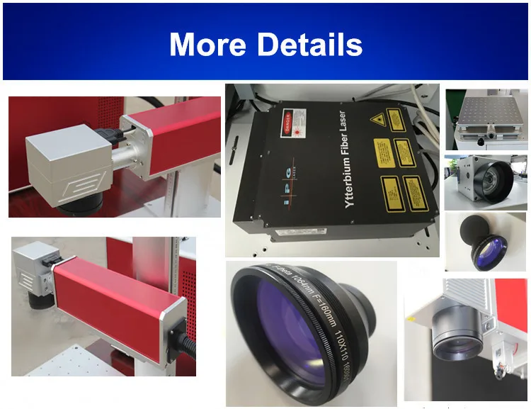 high precision colorful marking 100W MOPA JPT M1 l Fiber Laser Marking Machine
