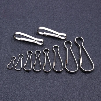 Yaocom 300 Pcs 2" Carabiner Bulk Spring Snap Hooks Bulk Aluminum All