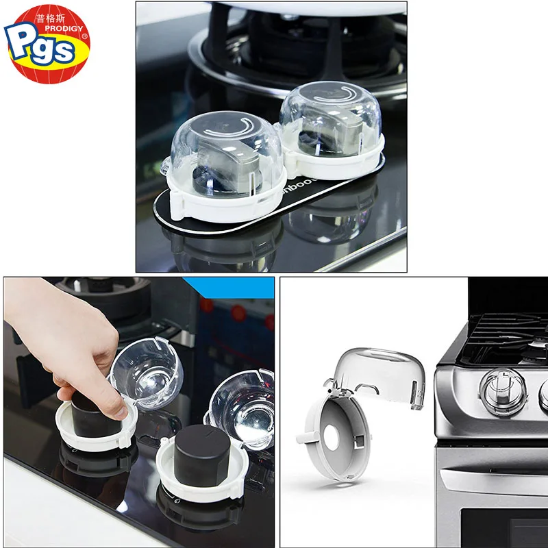 Hot Selling Safety 1st Pc Large Child Proof Clear View Stove Knob