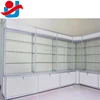 Floor standing glass display furniture cabinet design, Glass display units for digital products