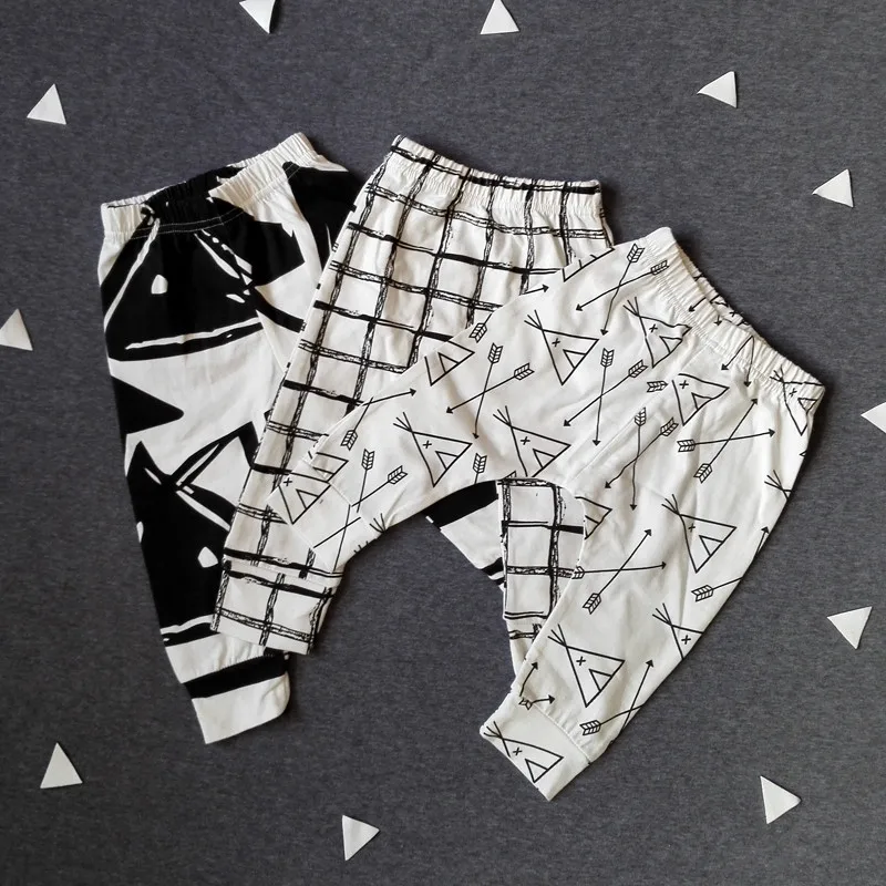 2016 Fashion Kids Boys Girls Clothes Mini Rodini Cotton Baby Clothing Infant Baby Leggins Newborn Baby