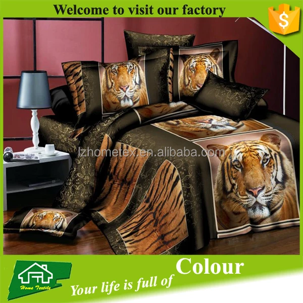 Tiger Bed Set Popular Tiger Bed Cover Buy Cheap Tiger Bed Cover