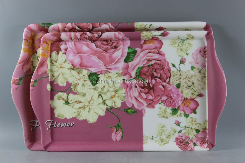 3PC Melamine Tray Sets(Dull Polish Surface)
