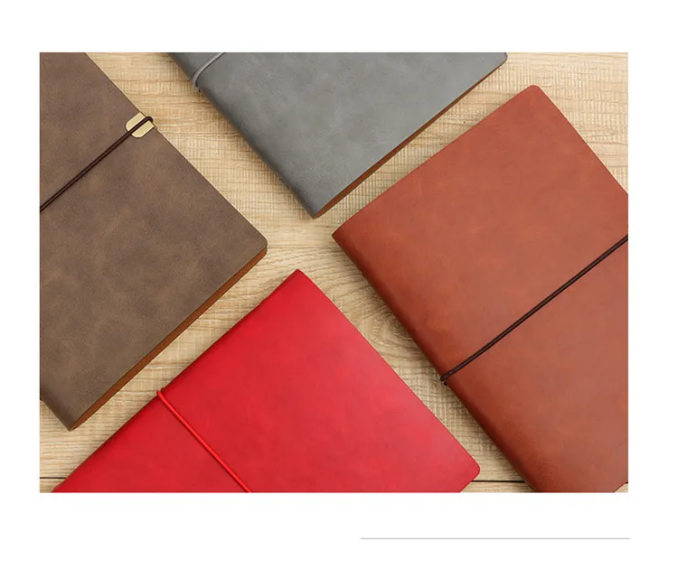 B5 Soft Cover Leather Bound Journal Loose leaf Dotted/lined/blank