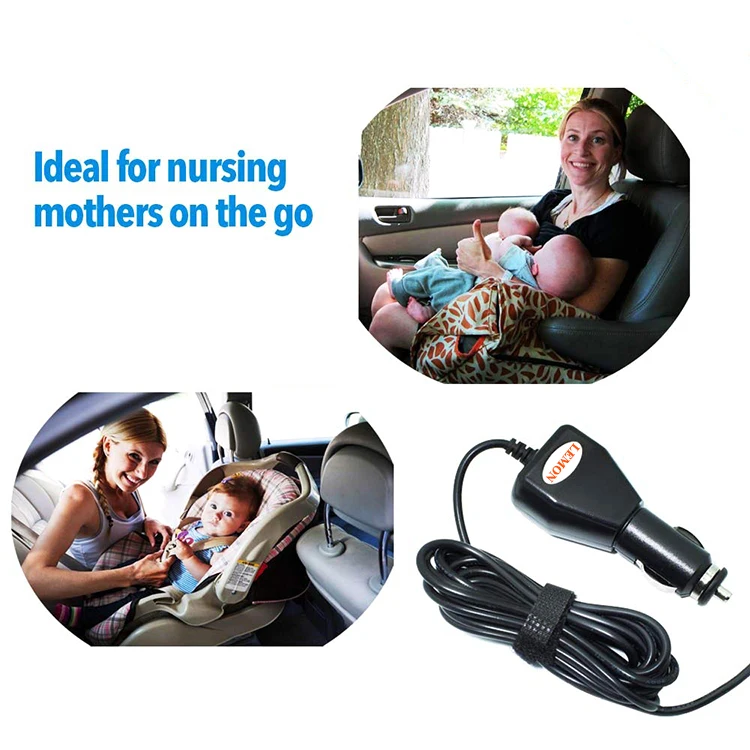 12 Volt Automotive Portable Breast Pump Car Charger Adapter 8ft Buy