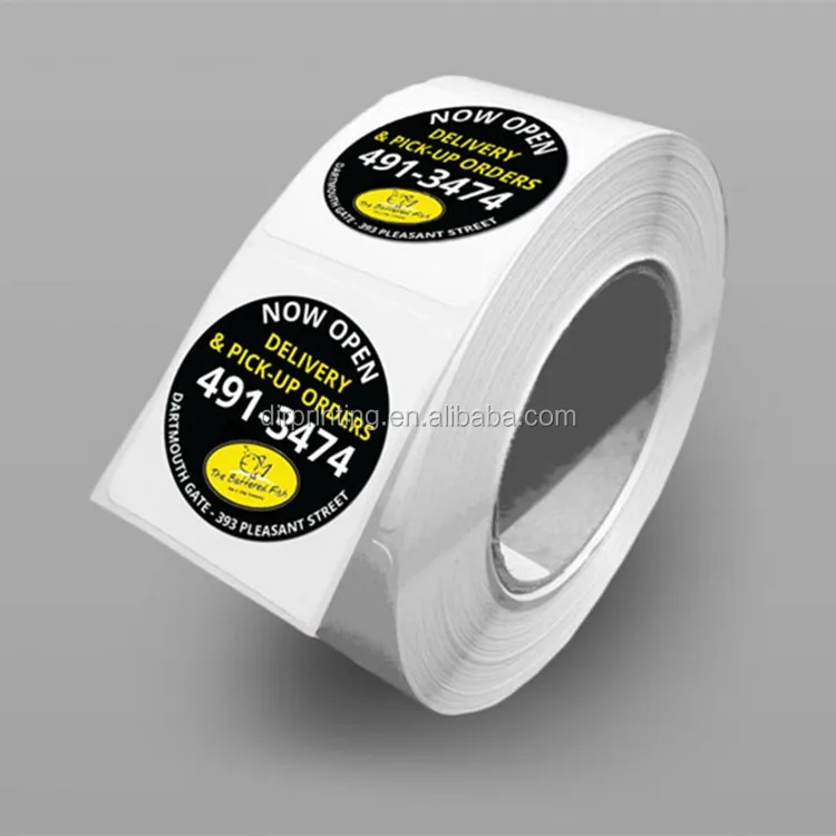 Clear Sticker Lable Printing Transparent Vinyl Label Sticker Clear ...