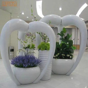 Ruya Quality Commercial Large Planters Sculptural Decoration Pots Ruya Quality Commercial Large Planters Sculptural Decoration Pots Fibregl Factory Customized