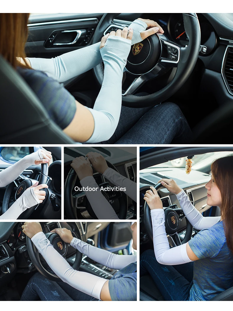 Aonijie E4039 One Pair Uv Sun Protection Cooling Arm Sleeve Cover Arm Cooler Warmer For Running