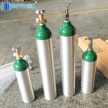 Aluminum Medical Oxygen Gas Cylinder Dot Standard M9 Size - Buy Oxygen ...