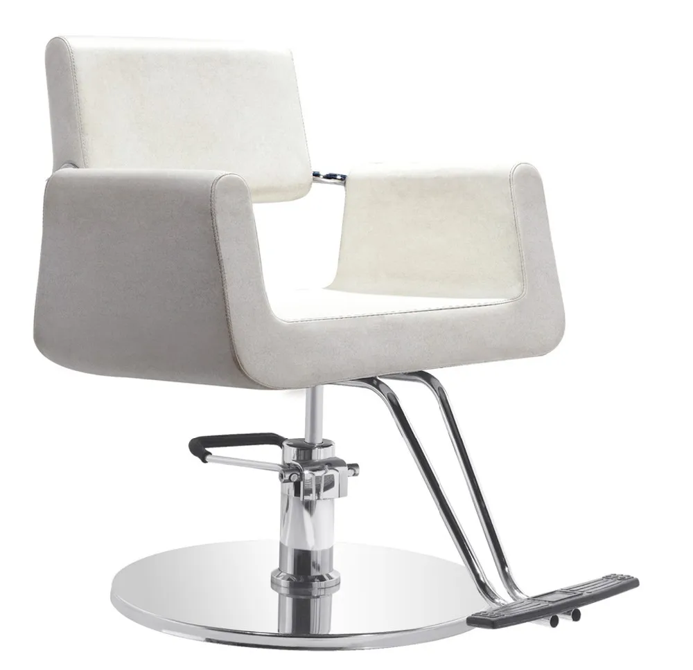 hair salon chair hairdressing white salon chair