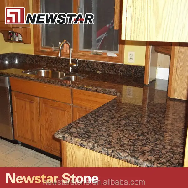 Newstar Prefab Baltic Brown Granite Counter Tops Granite