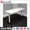 easy folded computer table on wheels folding office table