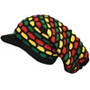 Knitted Oversized Rasta Slouch Beanie Cap