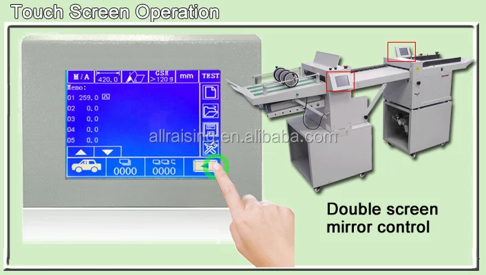 digital creasing and folding machine creaser and folder