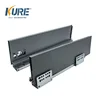 China made furniture hardware slim metal drawer box metal box for kitchen cabinet