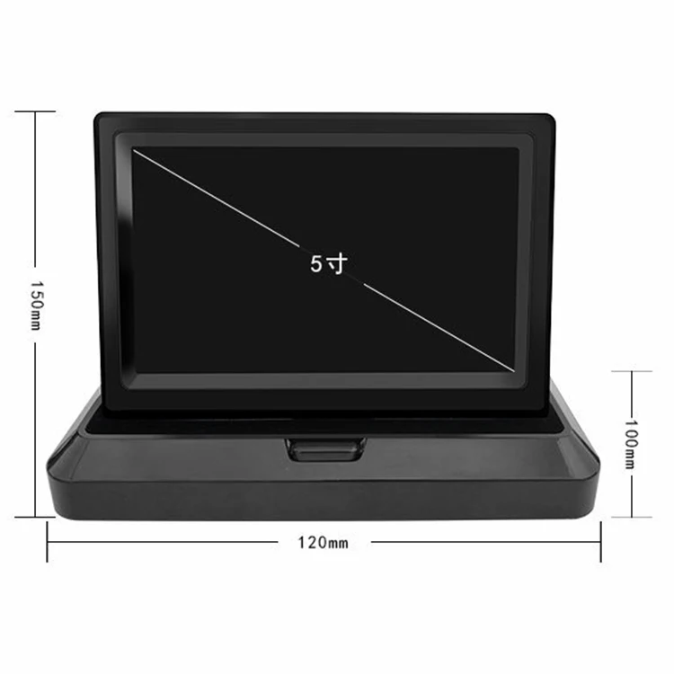 Dvd Signal Car Lcd Computer Type 3w Black Monitor With Rca ...