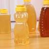 360ml Plastic Screw Cap Honey Bottles/Plastic Jars for with Metal Lid