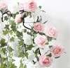 artificial wholesale wedding rose arch flower wall rose flower vine