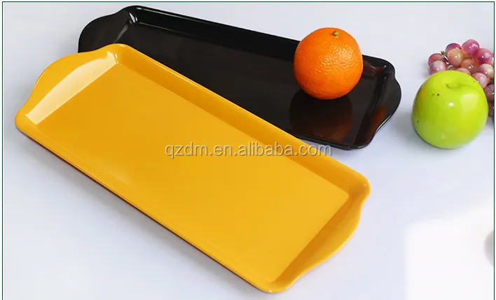 Rectangular Melamine Trays With Handles