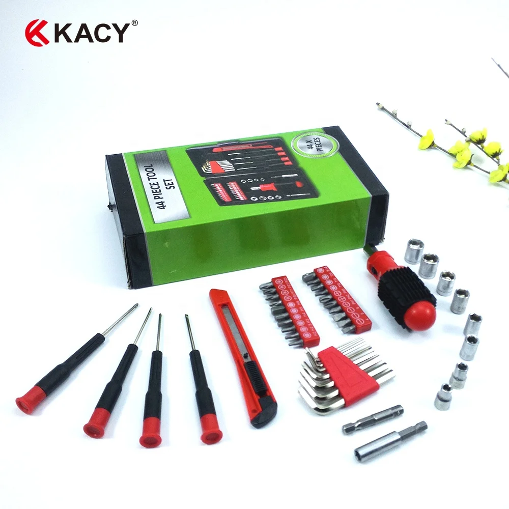 44pcs Gift Box Packing Home Use Hand Tool Sets Plumbing Tool Technician