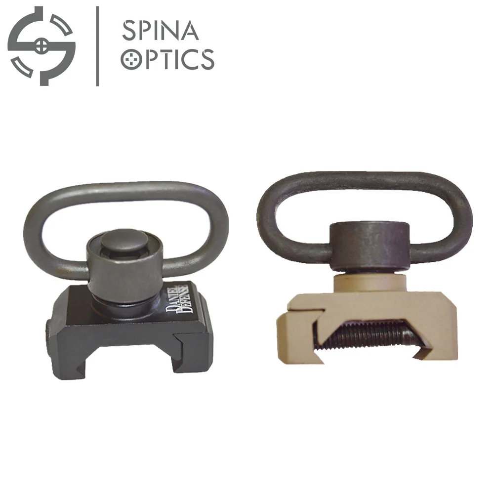 Spina Optics Qd Push Button Sling Swivel Stud Adapter Tactical Rifle