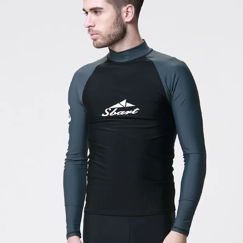 Sbart High Quality Lycra T Shirt Mens Long Sleeve Quick Diving Suit ...