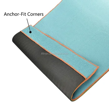 Best Wholesale Waffle Hot Non Slip Yoga Towel With Anchor Fit