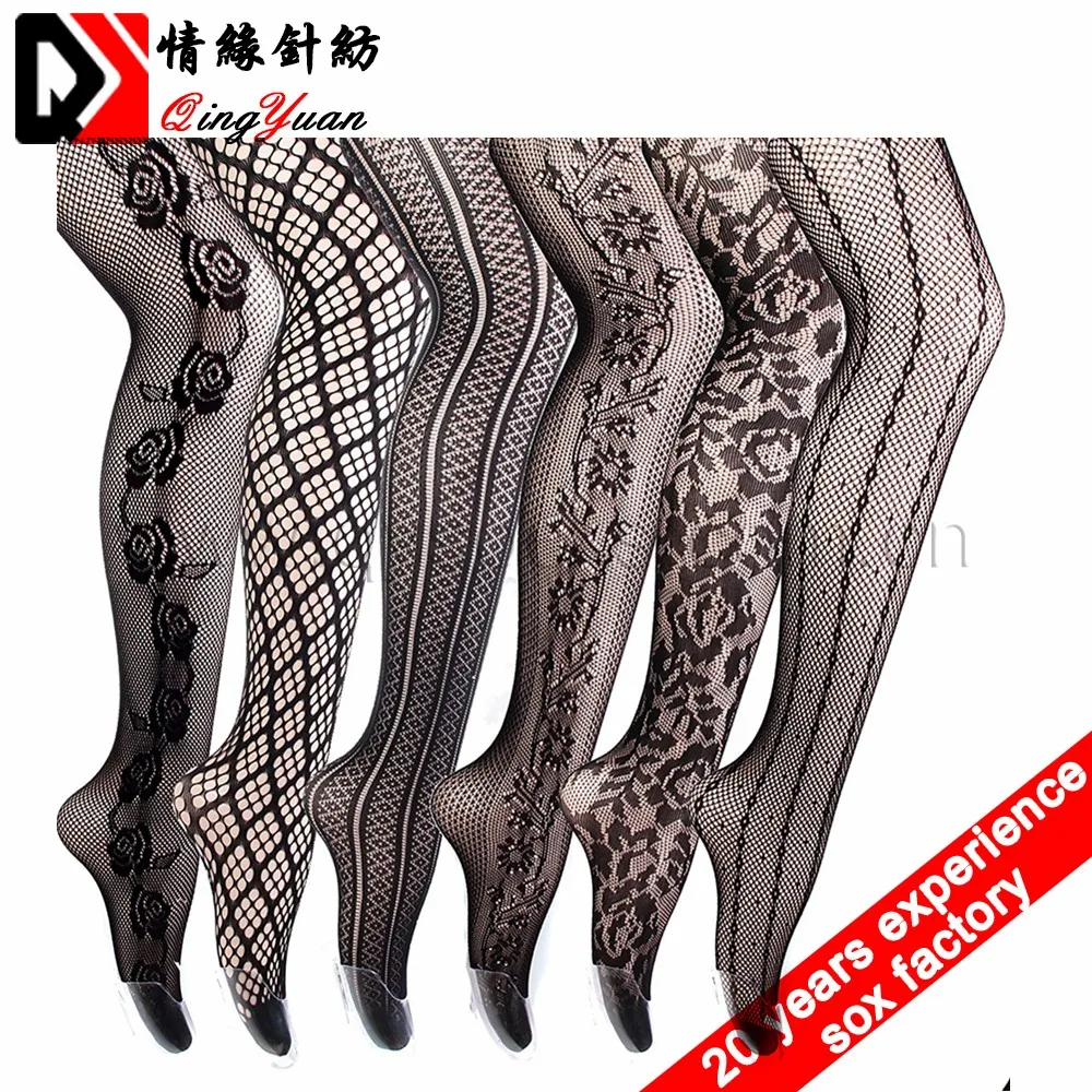 Women's Sexy Fishnet Pantyhose Sheer Lace Stocking Tights Silk Sexy ...