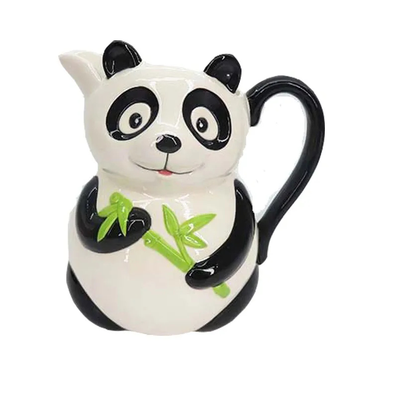 Ceramic Panda Jug,Porcelain Panda Pitcher,Panda Water Jug Set For Home ...