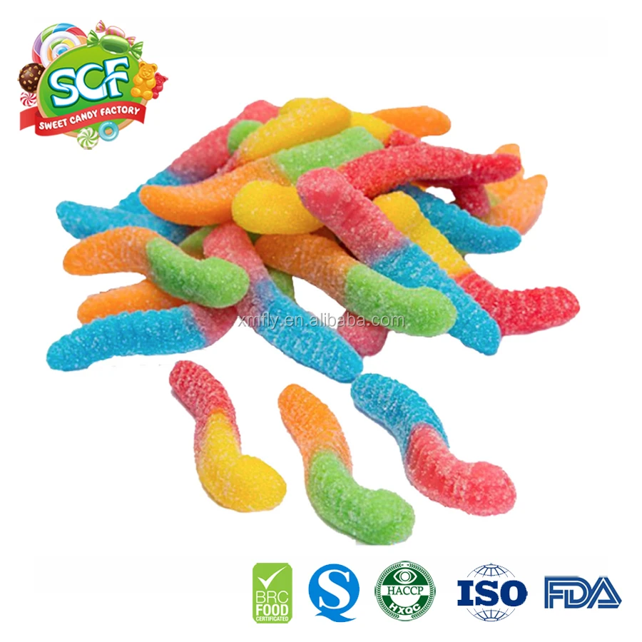 Halal Soft Sour Vat19 Gummy Worm Buy Vat19 Gummy Worm,Halal Gummy