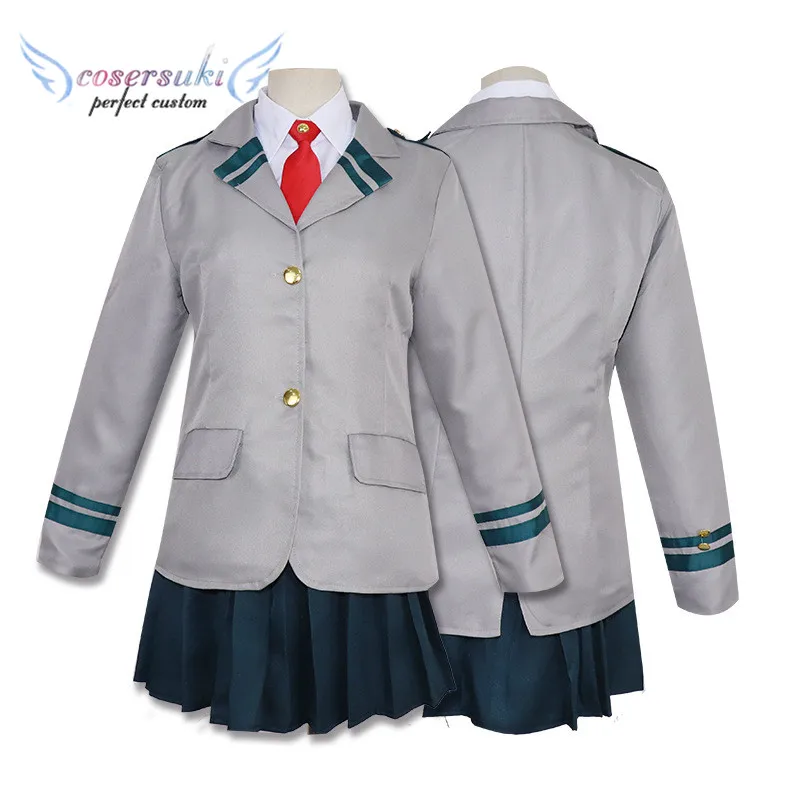 My Hero Academia Uraraka Ochako Costume clothing school uniform cosplay anime costume for Halloween costume