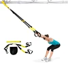 Suspension Trainer Basic Kit+Door Anchor, Complete Full Body Workouts Kit for Home and on the Road Gym Suspension Systems