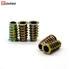 high quality hardware offer thread inside outside nut for furniture wood insert nut