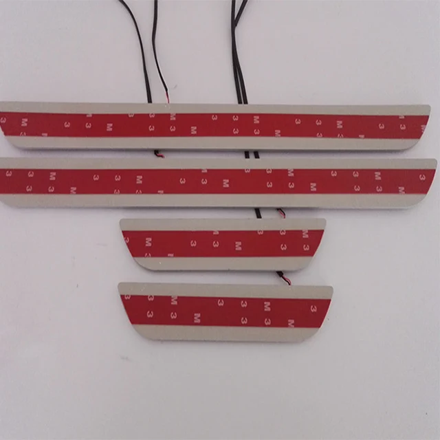 Wireless Led Car Door Sill Plate Light Buy Led Car Door Sill Plate