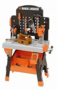 Black & Decker Kids Tool Set Toy Workshop Power Tools Box Bench Pretend Play