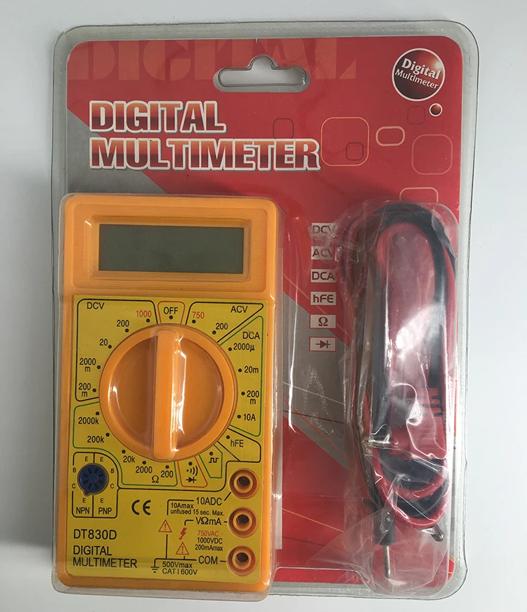 DT-830D Digital Multimeter - Compact, Affordable, Reliable