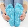 5-Toe Exercise Yoga Toe Socks Non-slip Close Toe Yoga Sock With Grip