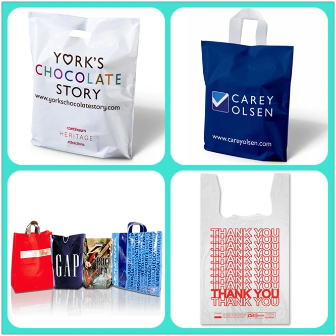 Custom Carry Design Shopping Packing Heavy Bangkok Plastic Package Bags